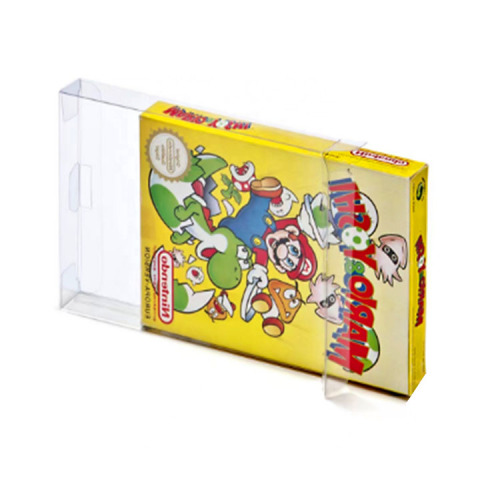 Πλαστικό κουτί θήκης προστασίας για την κασέτα παιχνιδιού NES