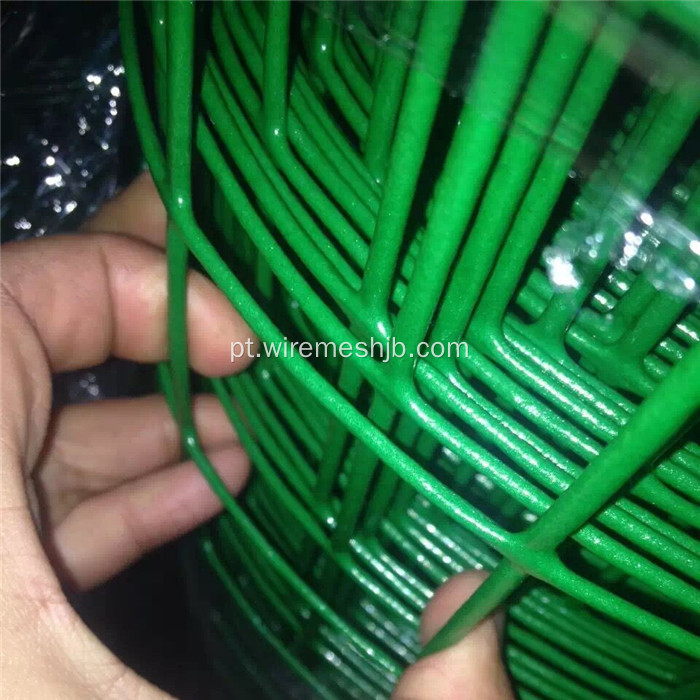 2 &#39;&#39; x 3 &#39;&#39; PVC verde revestido cerca de malha de arame soldado