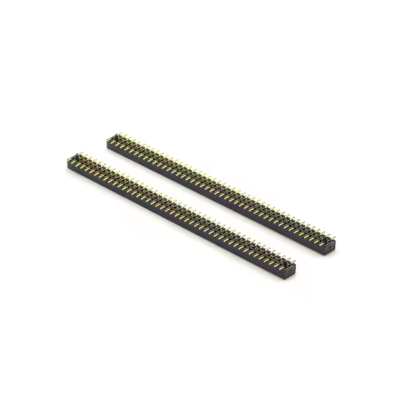 1.27mm Pitch Female Header Dual Row SMT With Inside Post H2.1mm 245P (2)