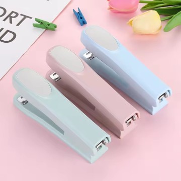 High Quality Basic Style Medium Sized Paper Stapler Manual Metal Office Stapler With Custom Logo Print