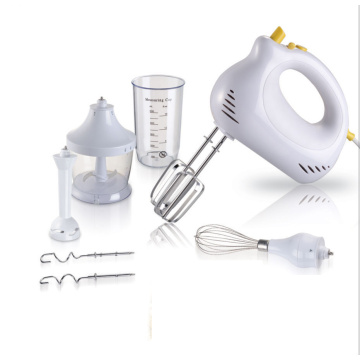 Multifunction FOOD Hand Mixer 3 in 1 chopper whisk cup