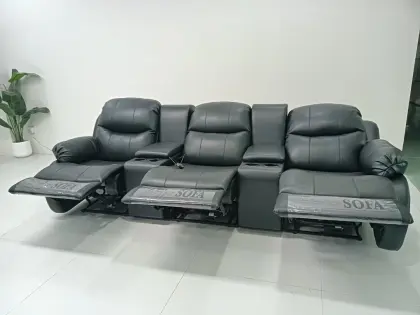 Electric Recliner Sofa Set