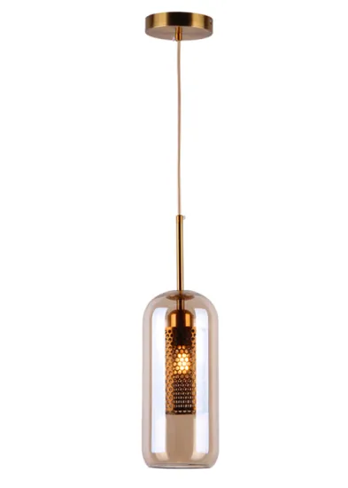 New design Single Amber Glass Pendant Lamp
