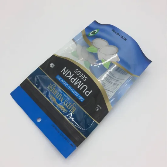 green organic vegetable/fruit seed laminated packaging bag