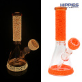 Glow In Dark Colorful Glass Beaker Bong