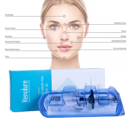 1ml Cross Linked Ha Cheek Filling Dermal Filler