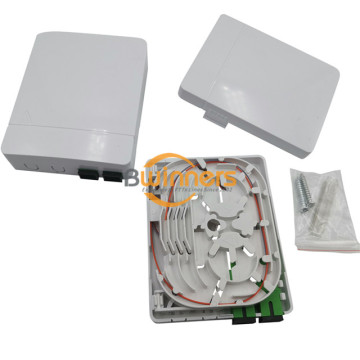 2 พอร์ต FTTH มินิไฟเบอร์ออปติกขั้วกล่อง