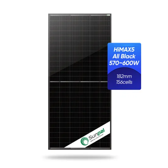 Sunpal 575W-600W Mono Crystaline Photovoltaic Solar Panels: High-Power, All-Black Design for Optimal Energy Harvest