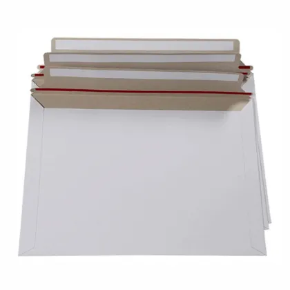 Customized Small Quantity Gift Packaging: Rigid Envelopes with Self-Adhesive Mailer, Logo Option, and Quick Delivery