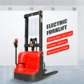 Low cost offset walk-behind forklift truck