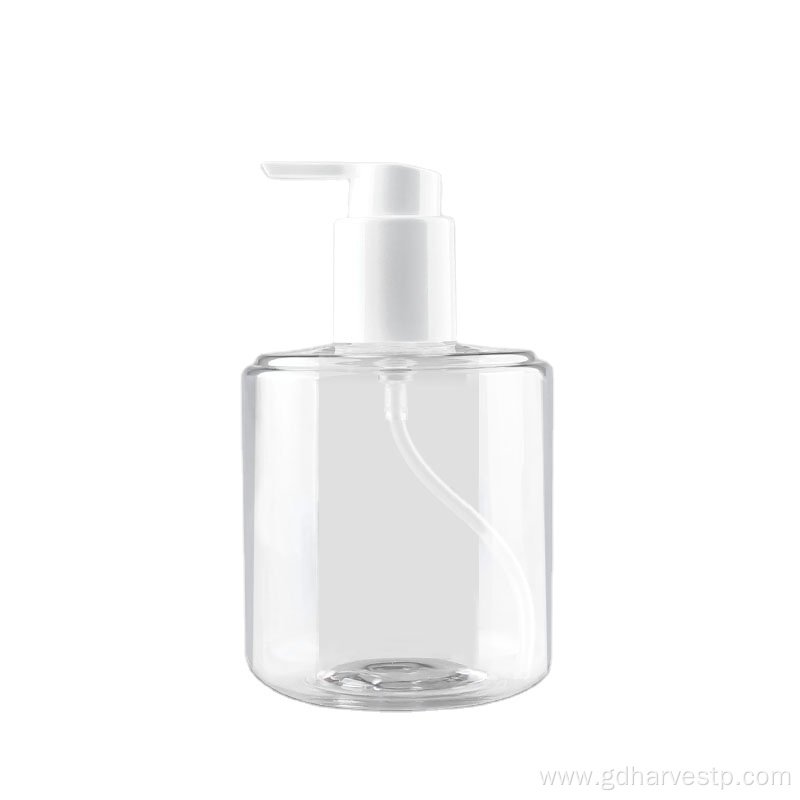 300ml Empty Clear Lotion Cream Bottle With Pump