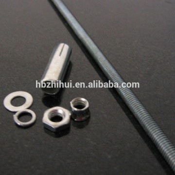 Screw rod and accessories for ceiling