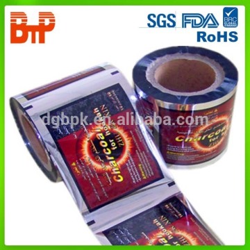 Printed plastic foil packaging roll/film roll/roll film