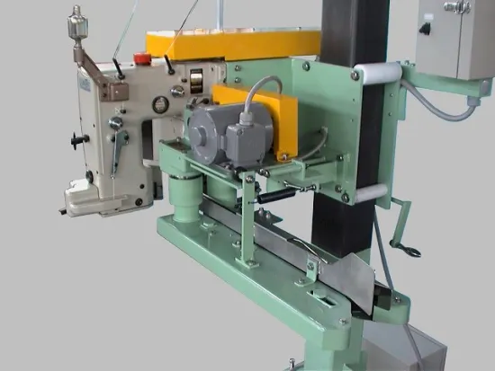 Automatic bag closing machine with bag infeed device