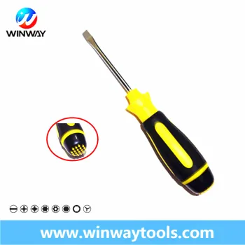 bigh elastic resin and high strength pp handle screwdriver