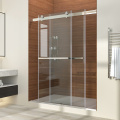 SALLY Frameless Double Sliding Bypass 8mm Shower Doors