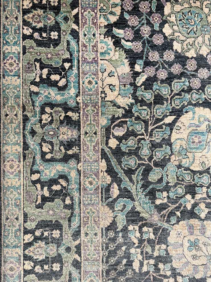Pakistani Green Pattern Carpet