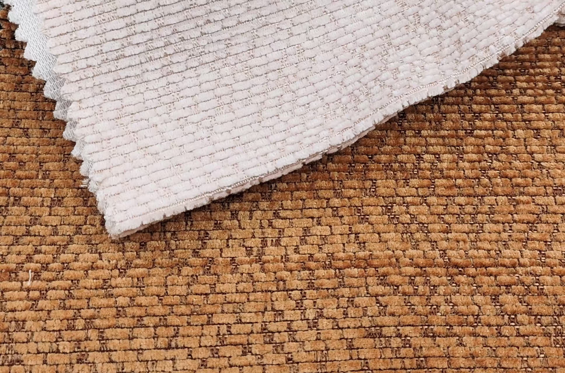 Funda de sofá de lujo Materia prima Tela de chenilla