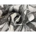 Tissu d'extérieur moderne neutre et imprimé feuilles
