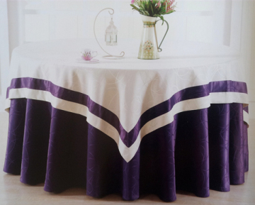 Fancy High Quality Jacquard Table Cloth for Hotel&Banquet (WLTC001)