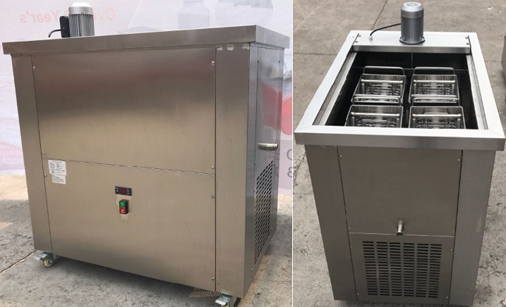 Vente chaude 12000pcs par jour Machine de fabrication de popsicle glacée à vendre bpz - 04 Fruit Ice Cream Popsicle Machine