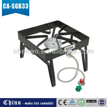 Propane Single Burner Outdoor Chef Gas Cooker Steel Stove Fryer Patio Camp NEW CA-SGB33
