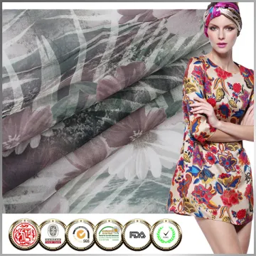 Top quality Printing Garment chiffon fabric for clothing