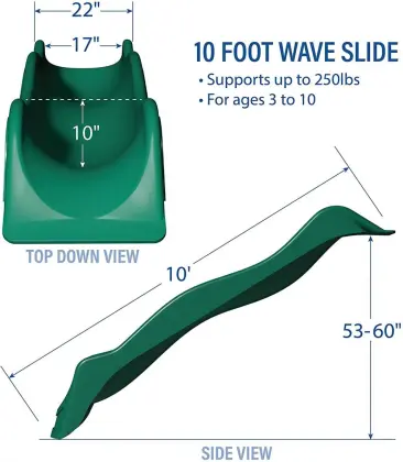 Backyard Discovery 10 Foot Wave Slide