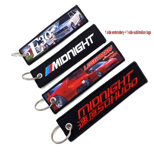 Flight Embroidered Key Fob Pilot Key Tag Keychain