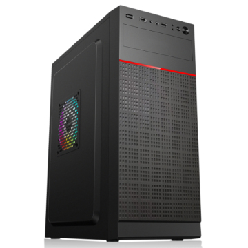 High Quality Office Computer Case with CD Slot - ATX/MATX Desktop PC Case