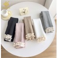 Leggings compostas de renda de 9 pontos para criança