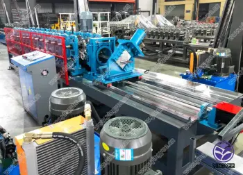 Automatic stud and track roll forming machine