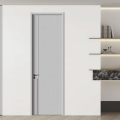 Simple Wood Doors Namtso Ink Wash Painting