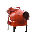 Mobile JZC500 concrete drum mixer with lifting hoppe