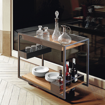 Hotel and Restaurant Food Carts: Home Furniture Service Cart" 

However, if you prefer a more concise and direct title focusing on the primary use:

"Restaurant and Hotel Food Carts