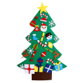 Falda navideña multifuncional para calendario de adviento y árbol