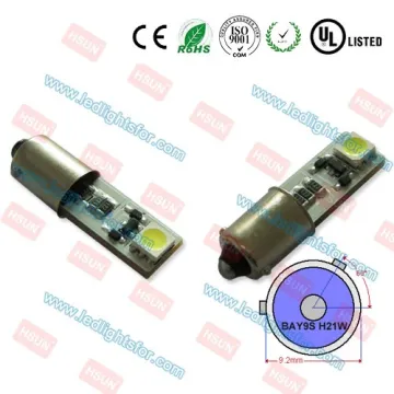 High Quality H6w T4w Ba9s Car Led Bulb Bax9s H6w Bax9s Auto Led Bulb T10 W5w Bay9s Led