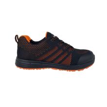 Paso activo Naranja Flyknit Safety Shoe de seguridad