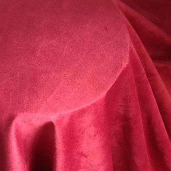 Wine Red Diy Soft Thin Suede Doll Fabric,Toy Sewing Patchwork Sofa Cloth Material Tecido,AZO Free Tested Fabric,Width150cm