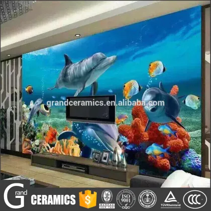 2015 new popular design 3 d floor tiles