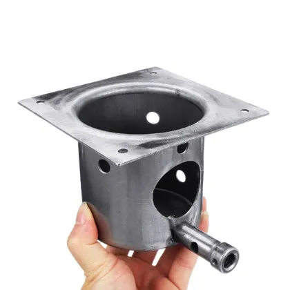 Heavy Duty Steel Fire Pot Burner Box Wood Pellet BBQ Grill Replacement for Traeger and LG Grill