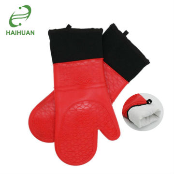 Top-Rated Kitchen BBQ Silicone Gloves with Cotton Lining: Perfect for Baking, Grilling, and Cooking