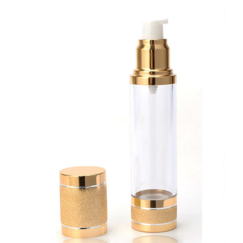 Dispenser Pump Bottle Luxury gold airless lotion pump bottle Factory