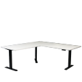 L-shaped Height Adjustable Standing Desk