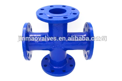 special-shaped cross ductile iron pipe fitting