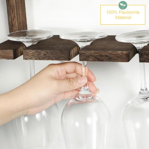 Wall Mounted Wine Glass Rack for Home