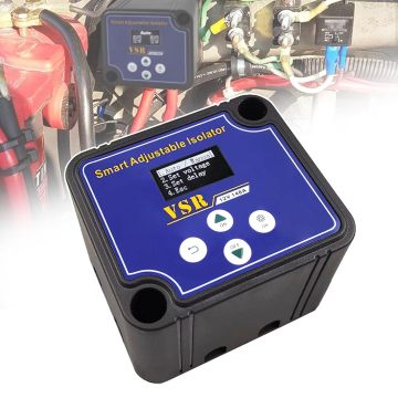 12V 140Amp Voltage Sensitive Relay for Dual Battery Isolation - VSR Compatible with RVs, Marine, Cars, Trucks, and Caravans