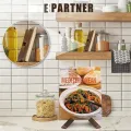 Portamenu in legno massello per uso ristorante