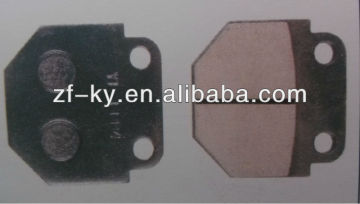 ISO9001 hot selling motorcycle brake pads BT125,factory design