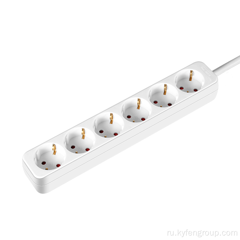 6-Outlet Germany Power Strip